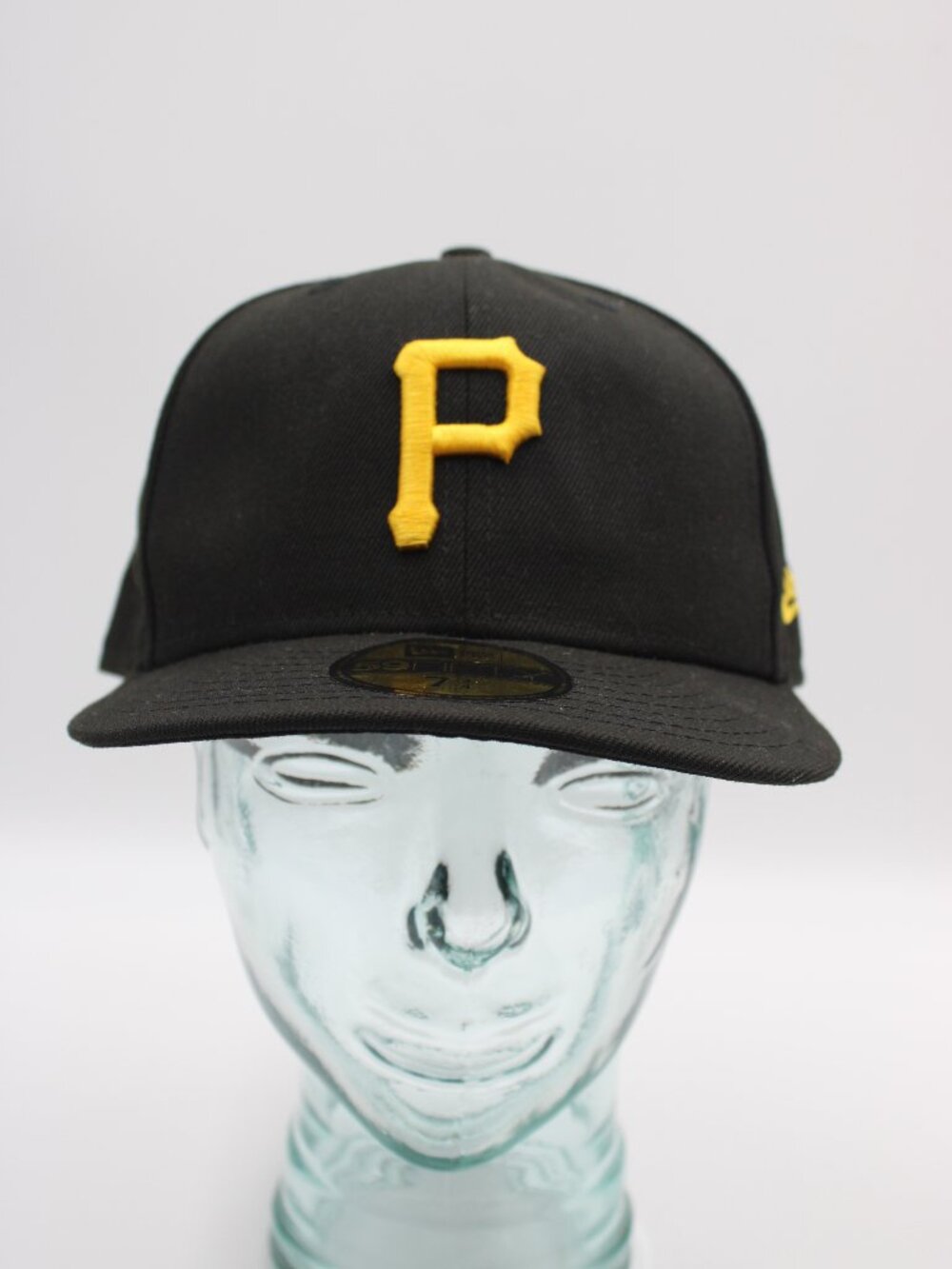 New Era 59Fifty Pittsburgh Pirates Fitted On Field Cap Hat Black Gold Size 7 3/4